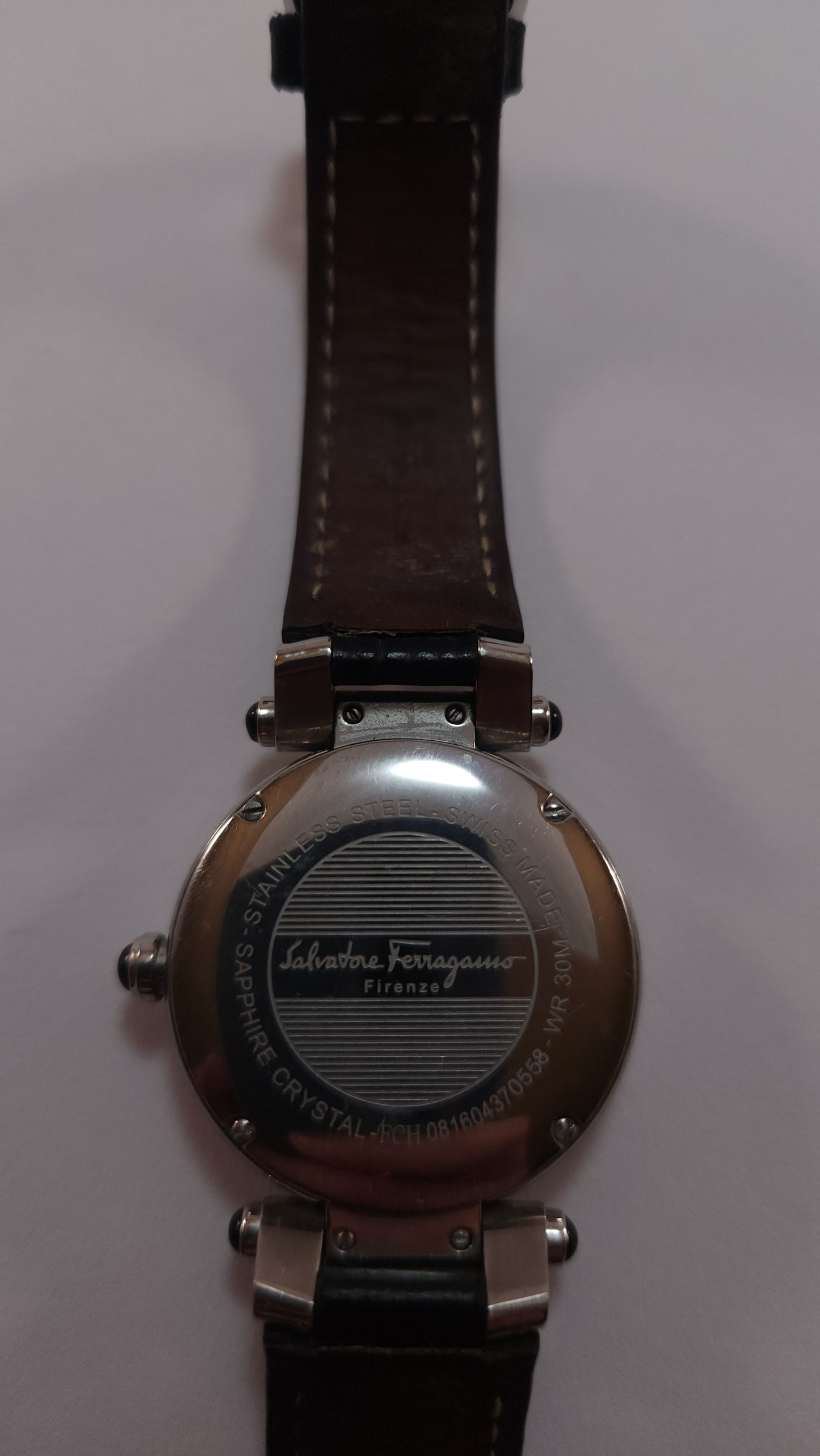 Reloj Salvatore Ferragamo Firenze Vintange - Correa de Piel- Mujer