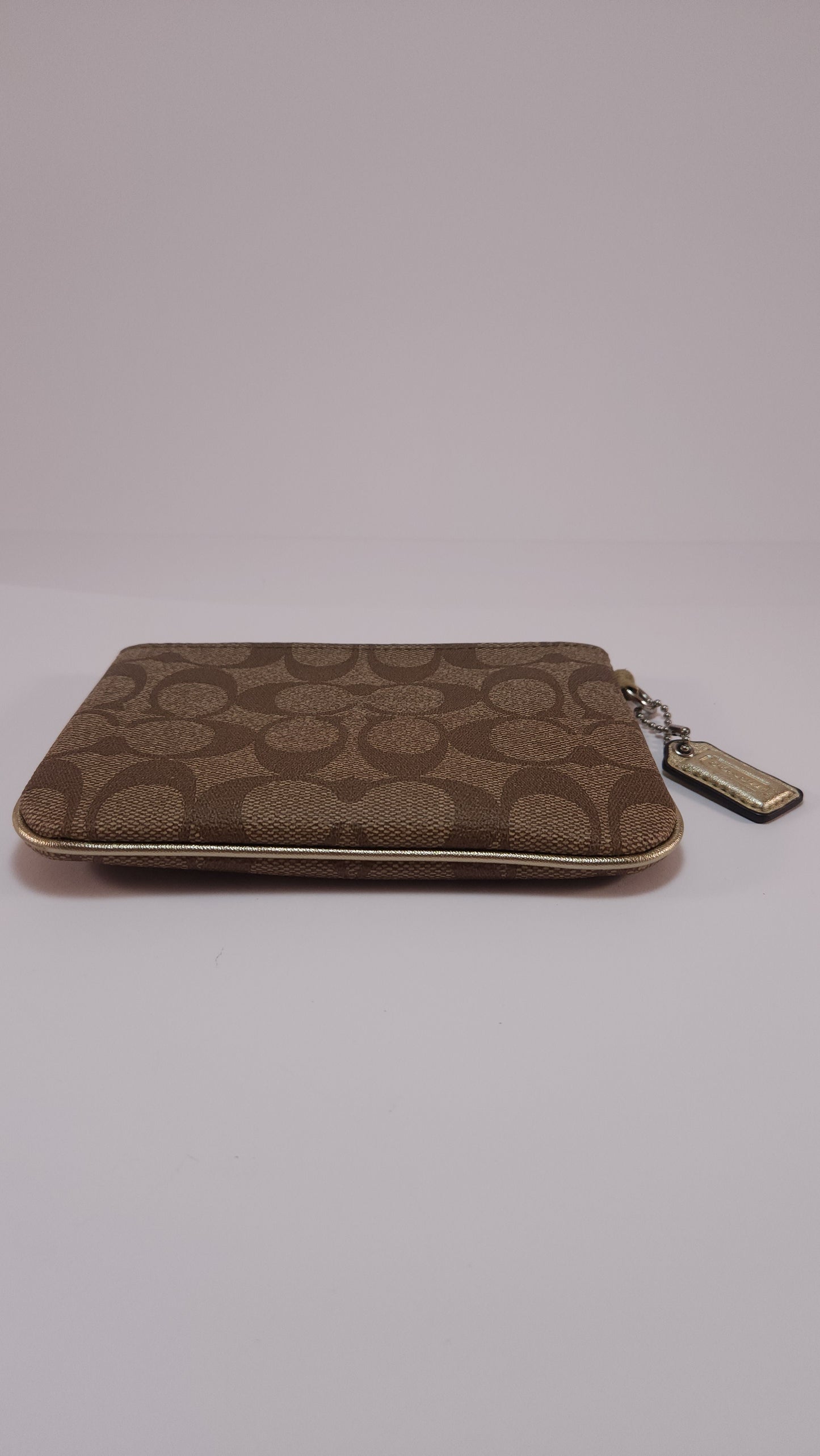 Bolso de Mano Coach Café con Monograma