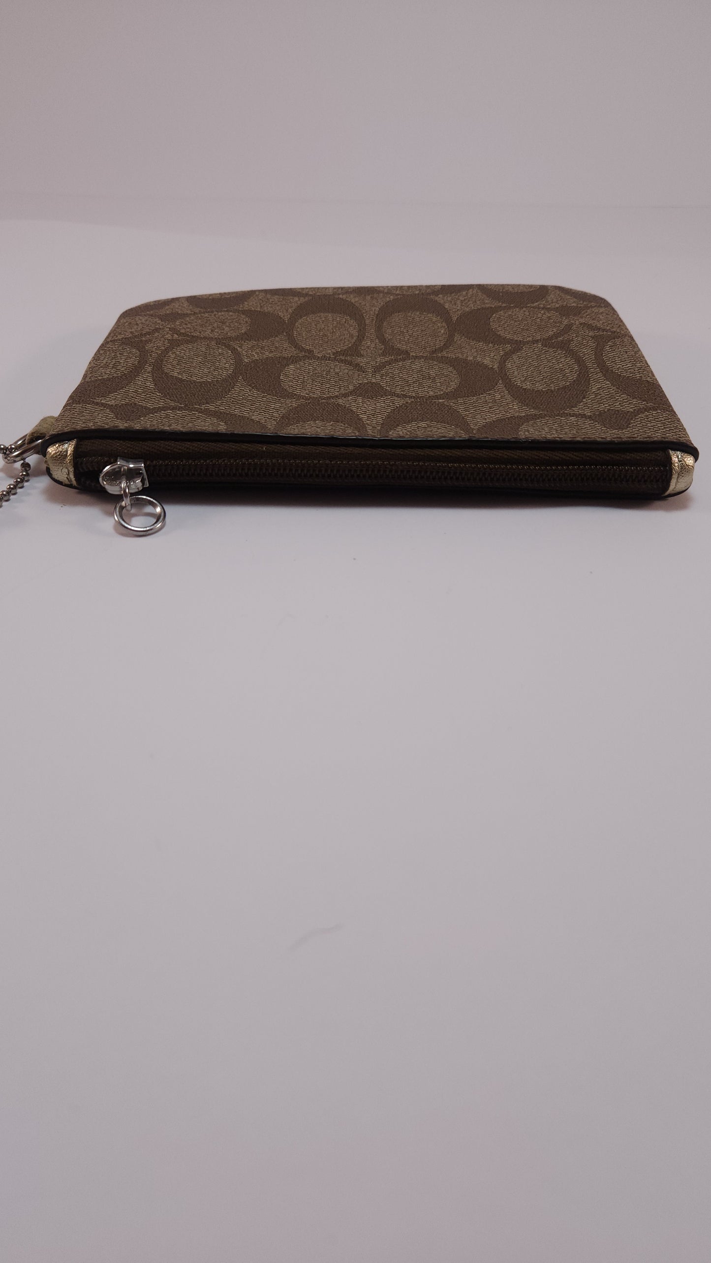 Bolso de Mano Coach Café con Monograma