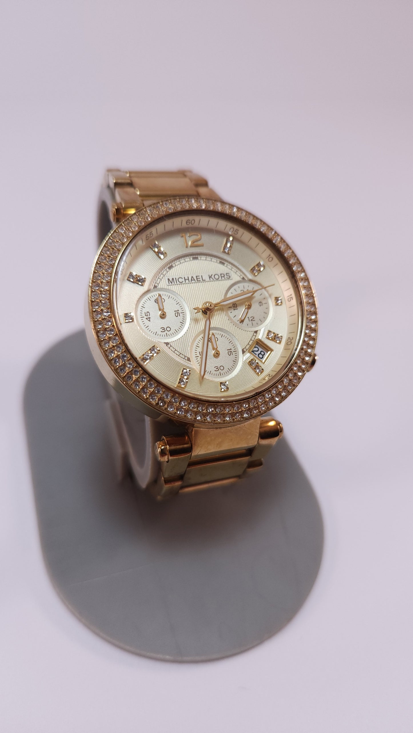 Reloj Michael Kors Dorado con Cristales