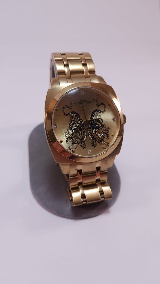 Reloj Ed Hardy Dorado