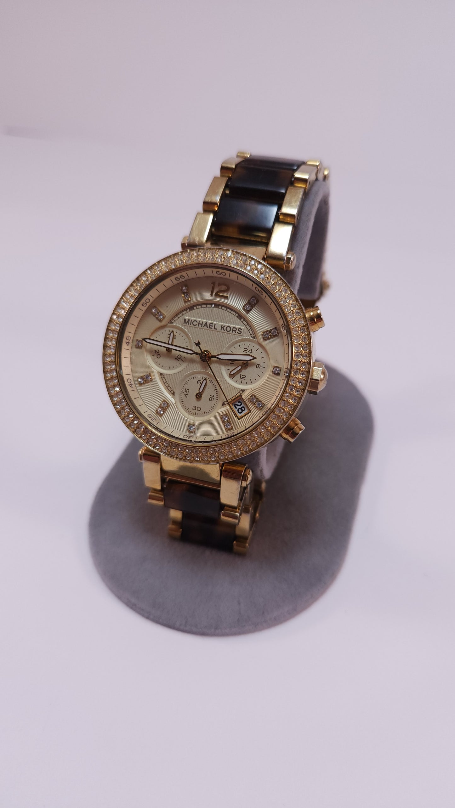 Reloj Michael Kors Dorado con Cafe