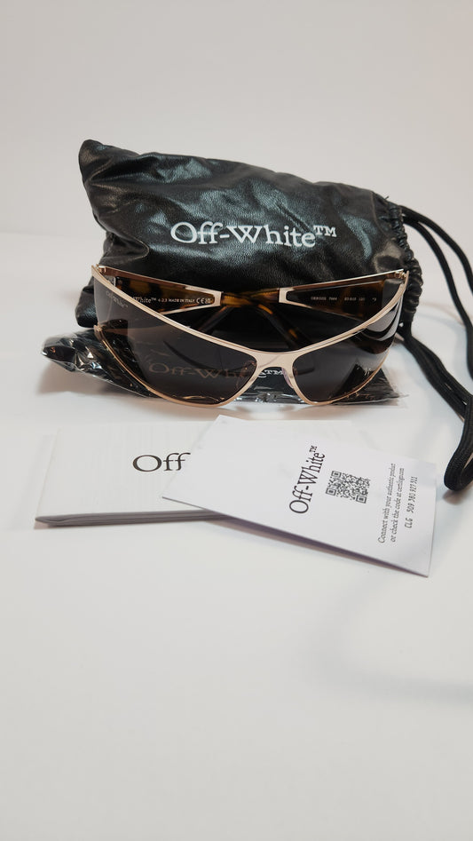 Lentes Off-White Luna Dorado & Marrón OERI102