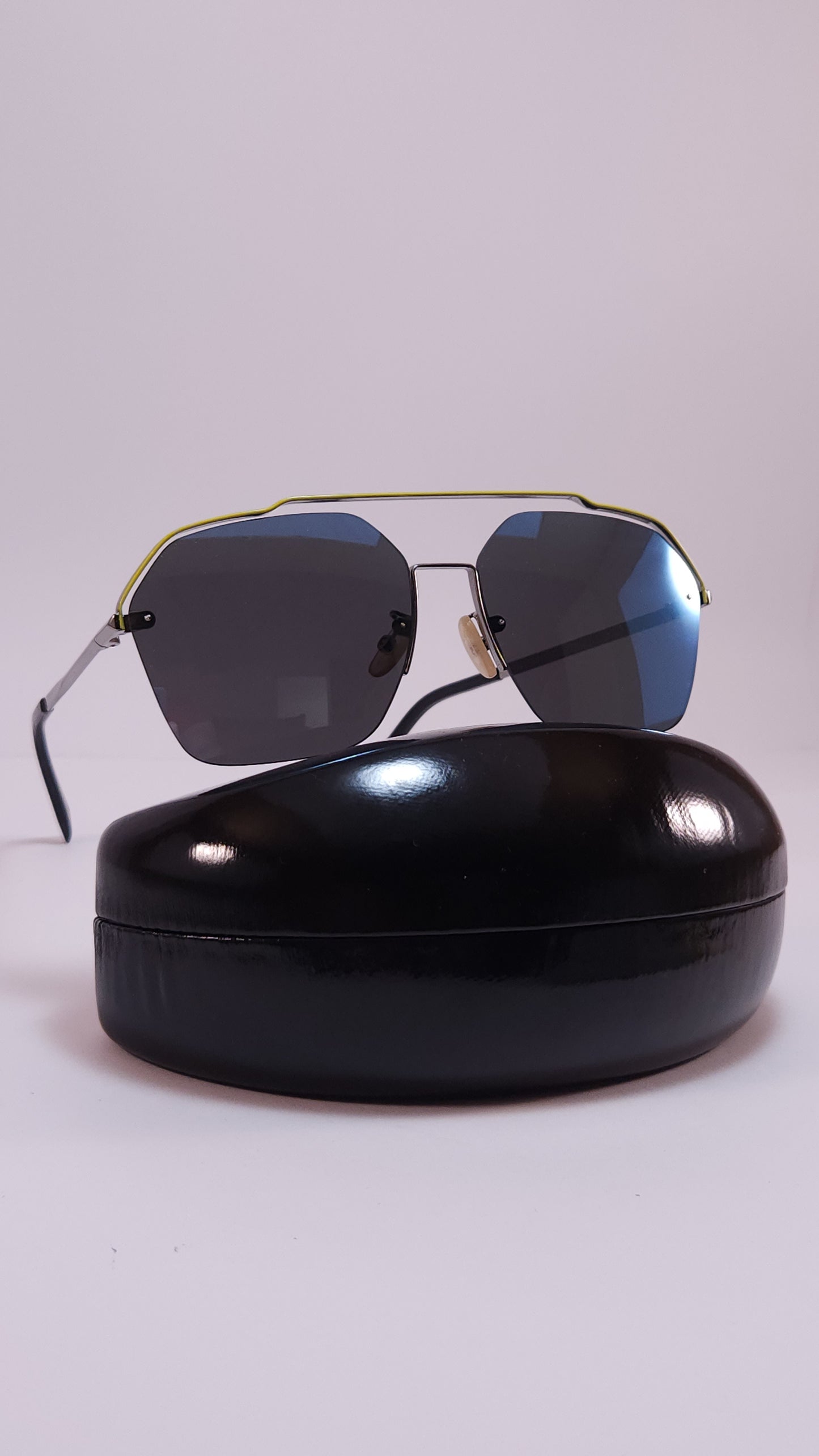 Lentes Fendi FF M0032/S Plateados y Amarillos
