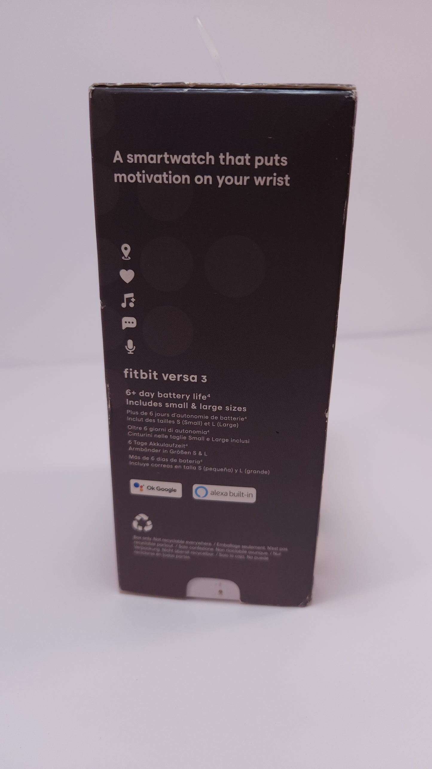 Fitbit Versa 3 Smartwatch con GPS Integrado