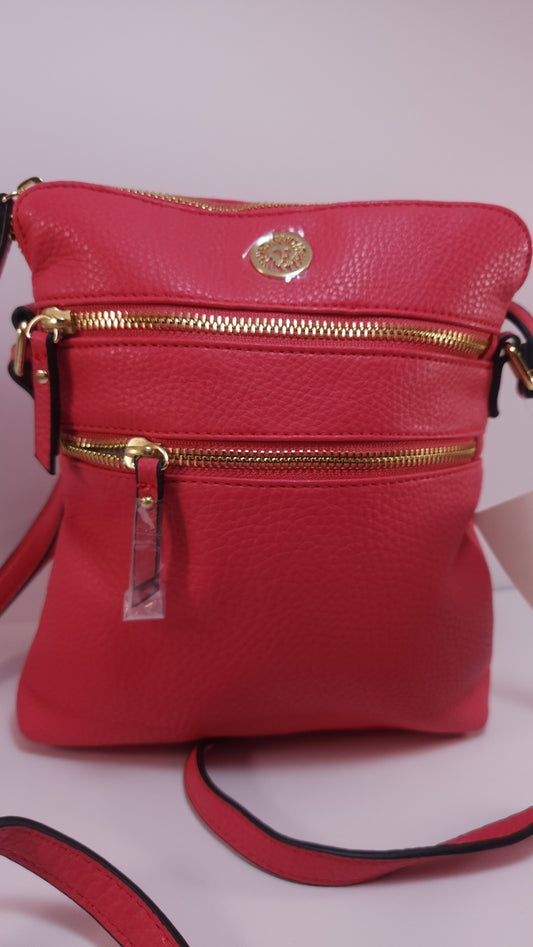 Bolsa Cruzada Anne Klein Roja