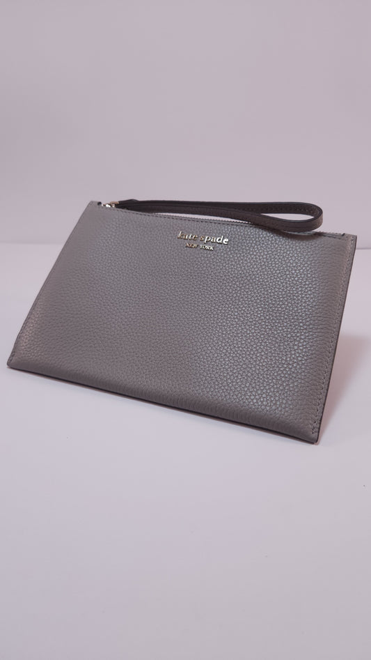 Clutch Kate Spade Gris