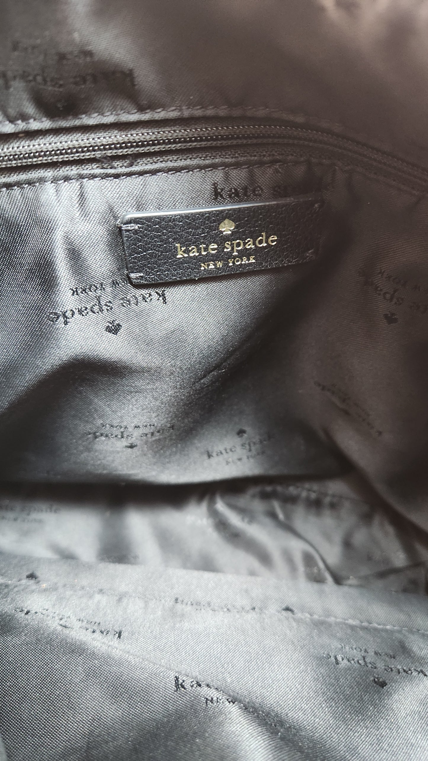 Bolsa al Hombro Kate Spade New York Negra