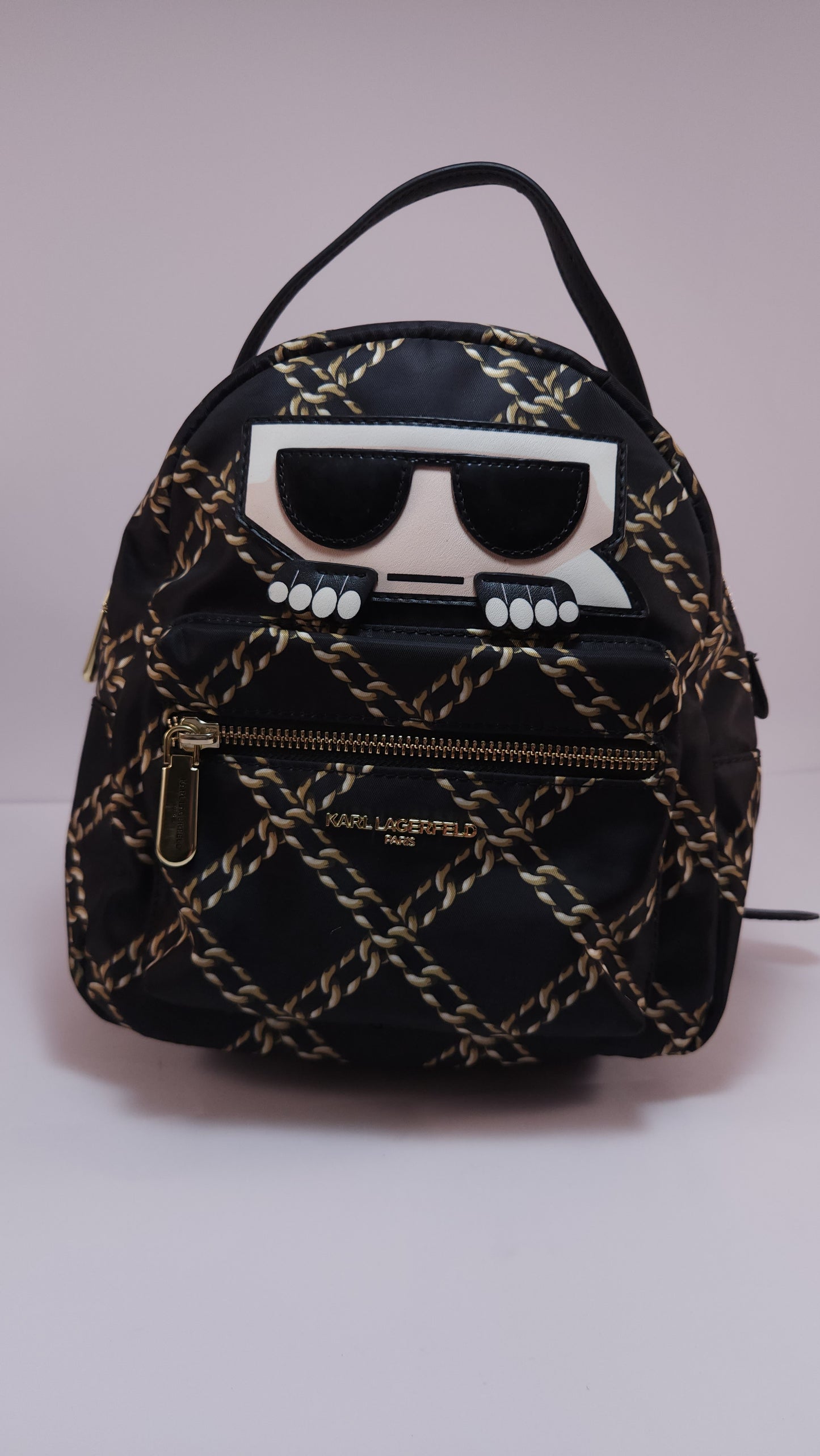 Mochila Karl Lagerfeld Negra y Blanca