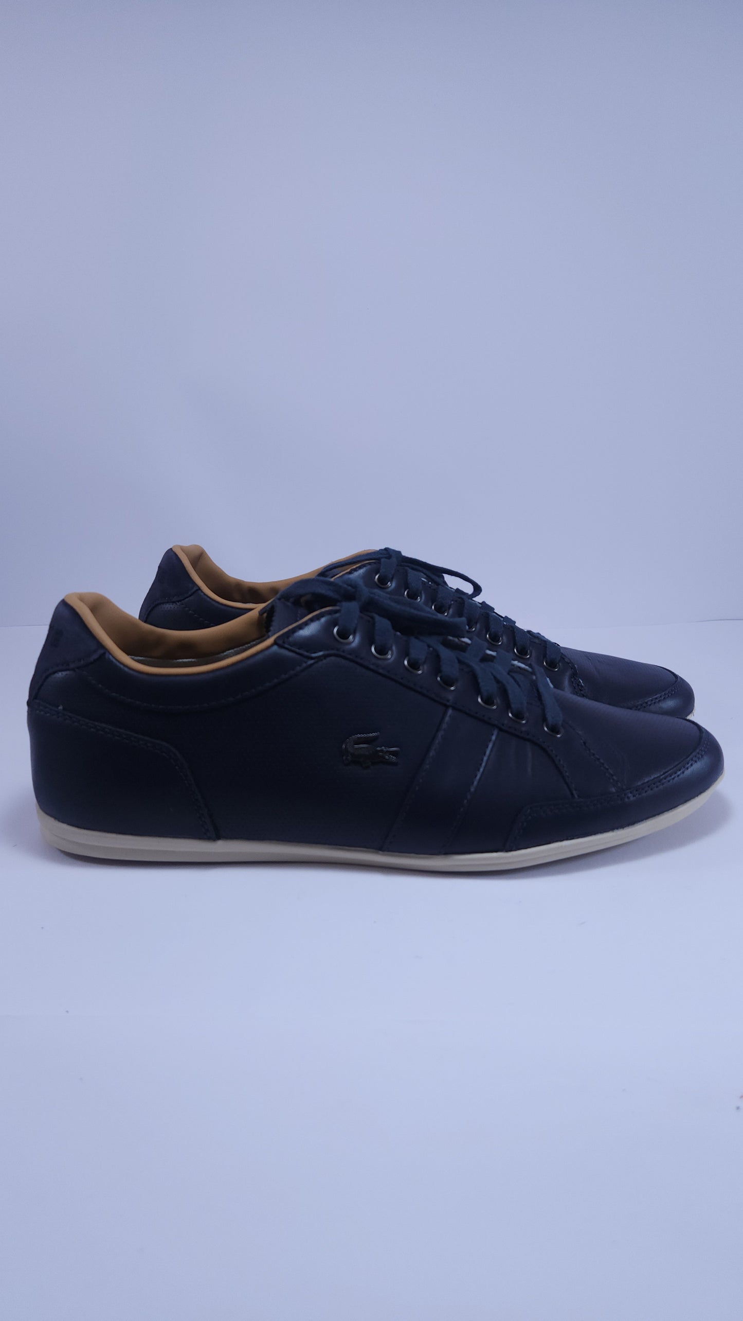Sneakers Lacoste Alisos Azul – Talla 10 para Hombre 🐊