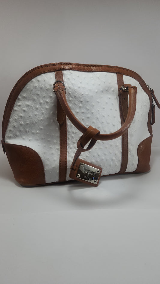 Bolsa Satchel Valentina Estilo Avestruz