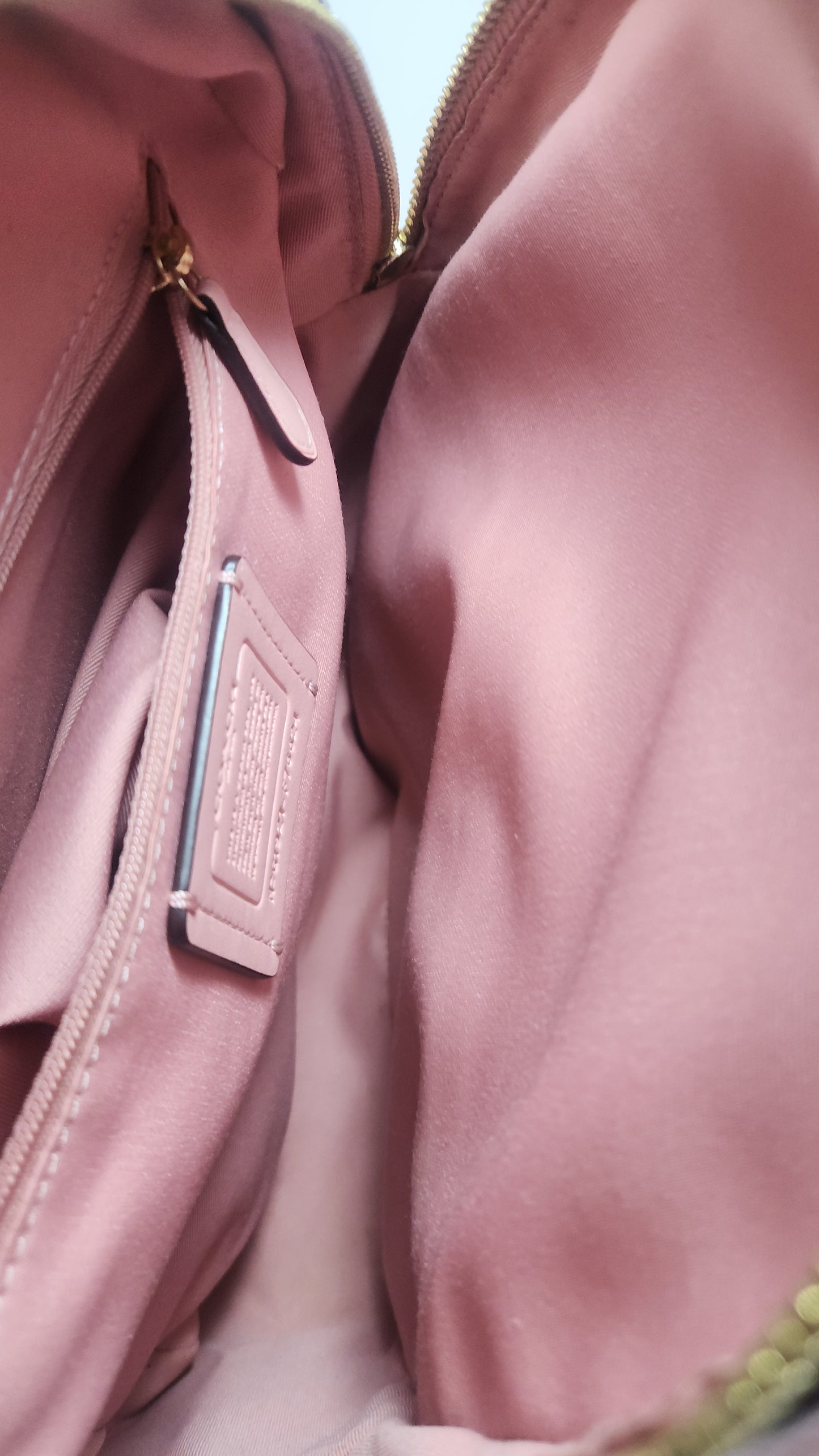 Mochila Coach de Piel Rosa Modelo G1921- F76624