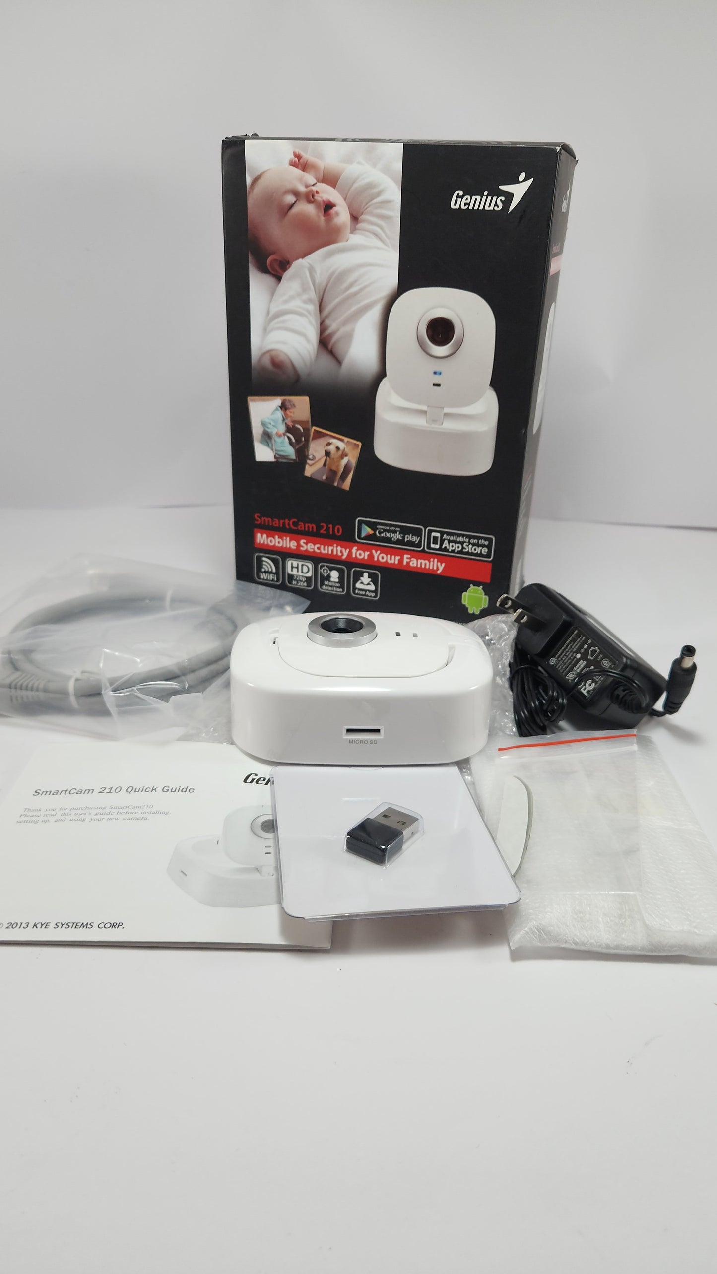 Genius SmartCam 210 – Cámara de Seguridad WiFi