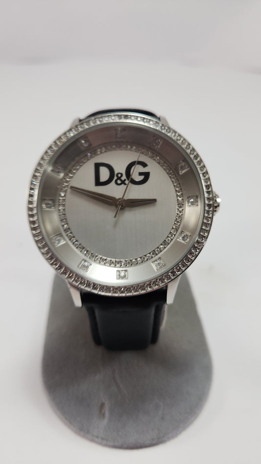 D&G Time Watch with Crystals