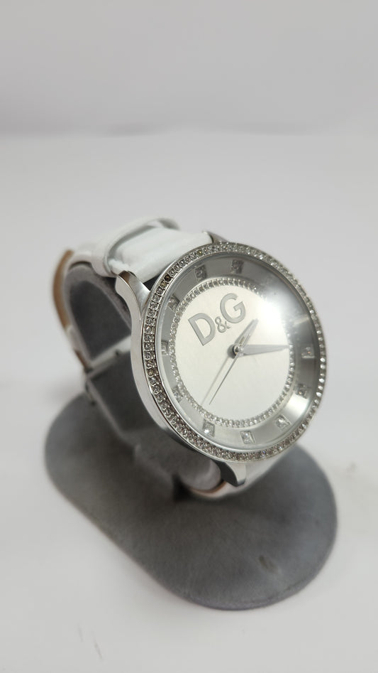 Dolce & Gabbana (D&G) White Leather Watch