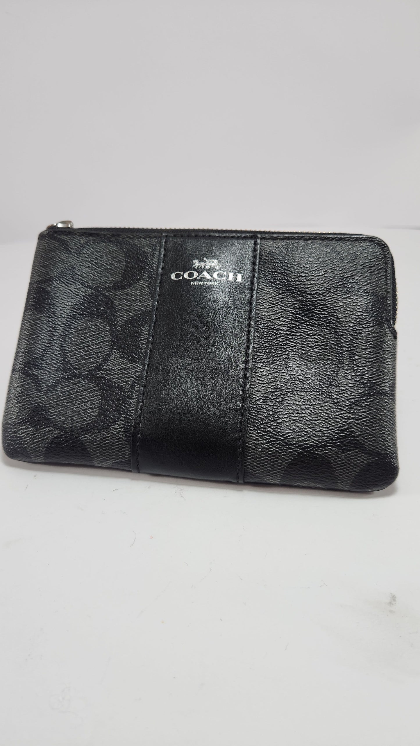 Monedero Coach Black Signature