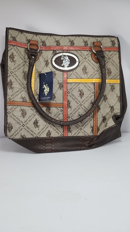 U.S. Polo Assn. Tote Multicolor Logo