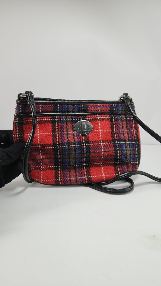Tommy Hilfiger Red Plaid Crossbody
