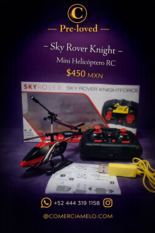 Sky Rover Knight – Mini Helicóptero RC