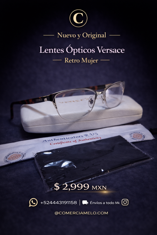Lentes Ópticos Versace Retro Mujer