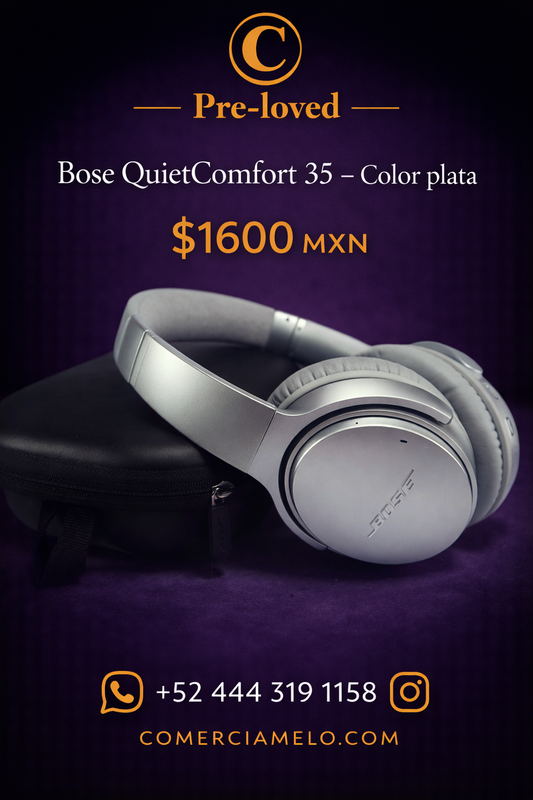 Bose QuietComfort 35 – Color plata