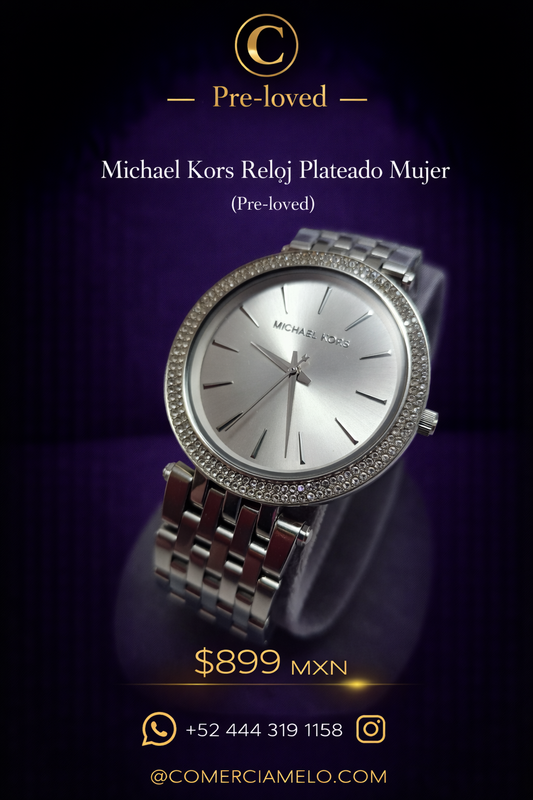 Michael Kors Reloj Plateado Mujer