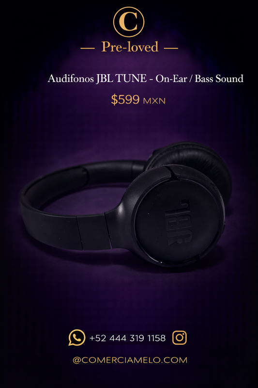 Audífonos JBL TUNE – On-Ear / Bass Sound