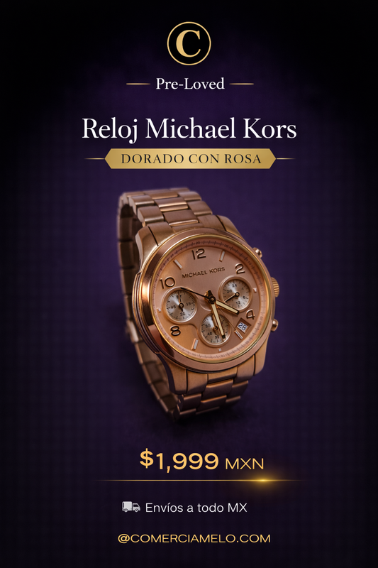 Reloj Michael Kors Dorado con Rosa