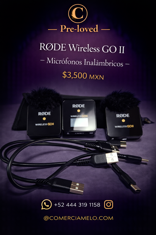 RØDE Wireless GO II – Micrófonos Inalámbricos