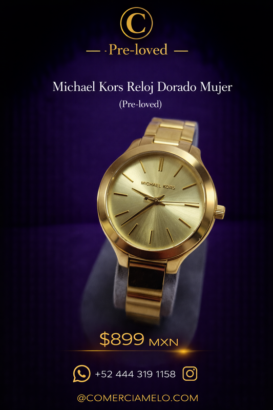 Michael Kors Reloj Dorado Mujer