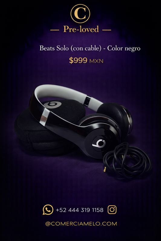 Beats Solo (con cable) – Color negro