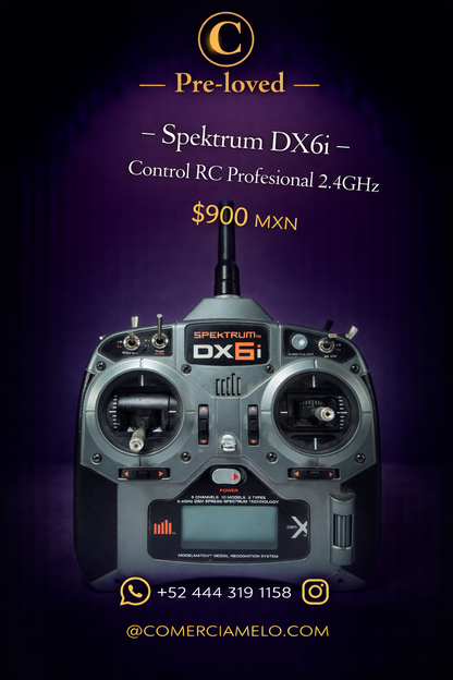 Spektrum DX6i – Control RC Profesional 2.4GHz