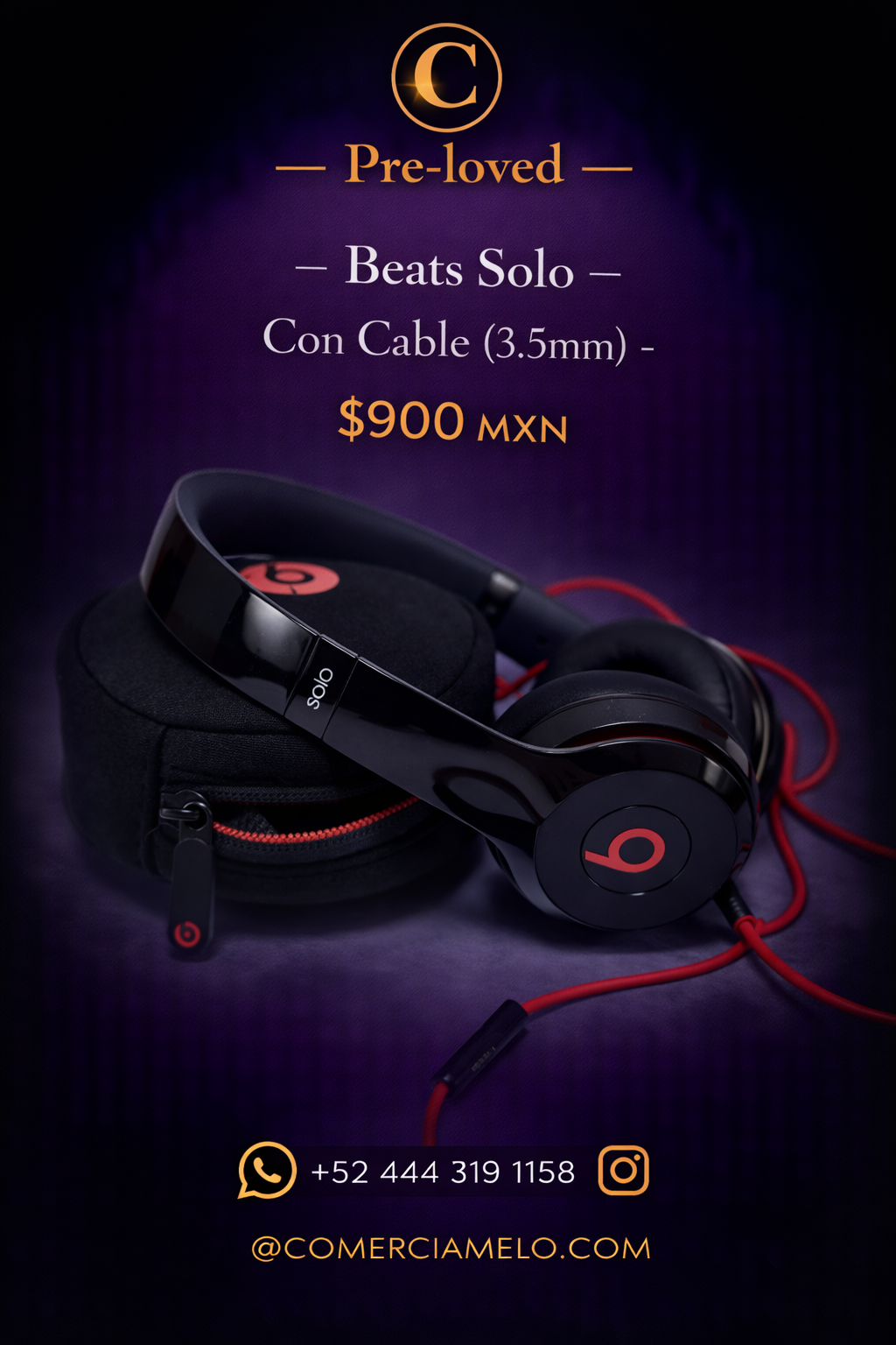 Beats Solo – Con Cable (3.5mm)