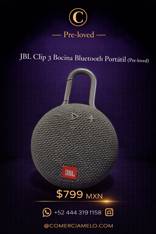 JBL Clip 3 Bocina Bluetooth Portátil