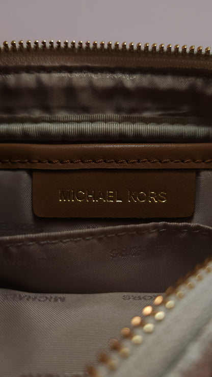 Michael Kors Bolso Cruzado Vanilla Monograma - Nuevo y Original