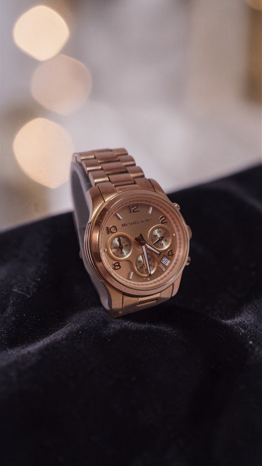 Reloj Michael Kors Dorado  con Rosa