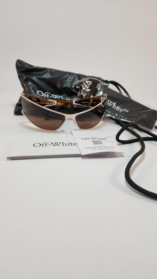 Lentes Off-White Luna Dorado & Marrón OERI102