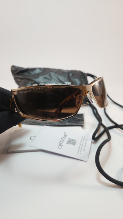 Lentes Off-White Luna Dorado & Marrón OERI102