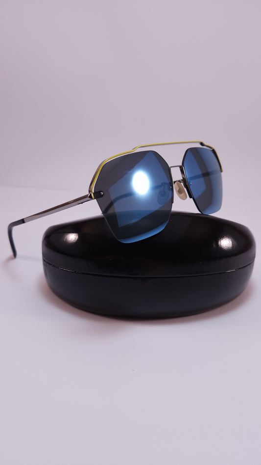 Lentes Fendi FF M0032/S Plateados y Amarillos