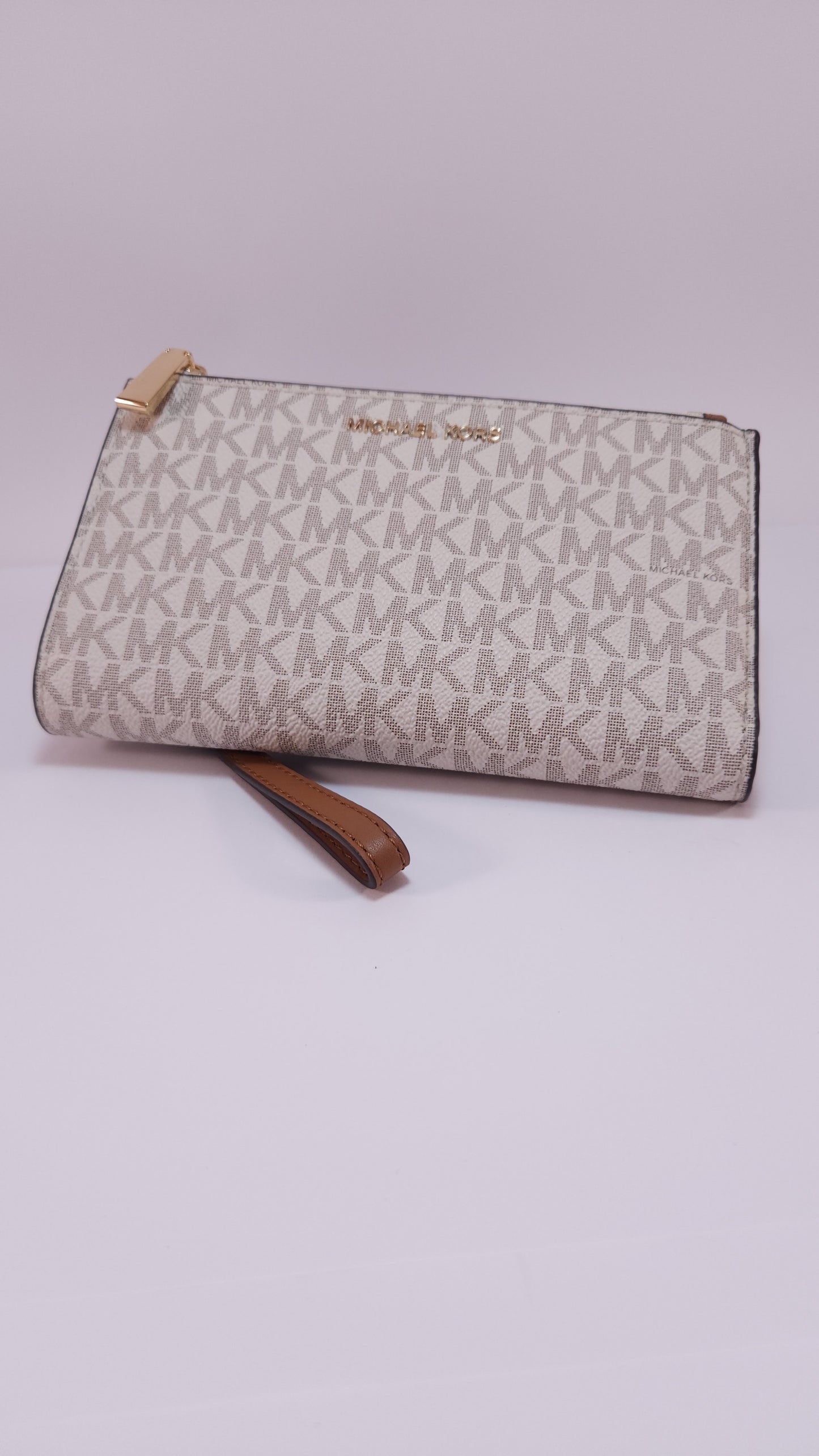 Cartera Michael Kors Jet Set Travel Beige Marrón