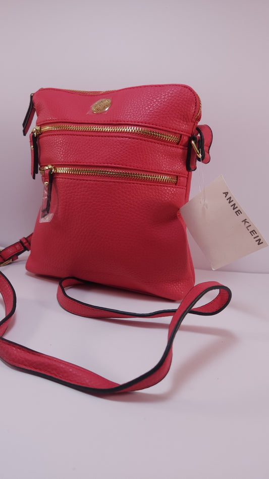Bolsa Cruzada Anne Klein Roja