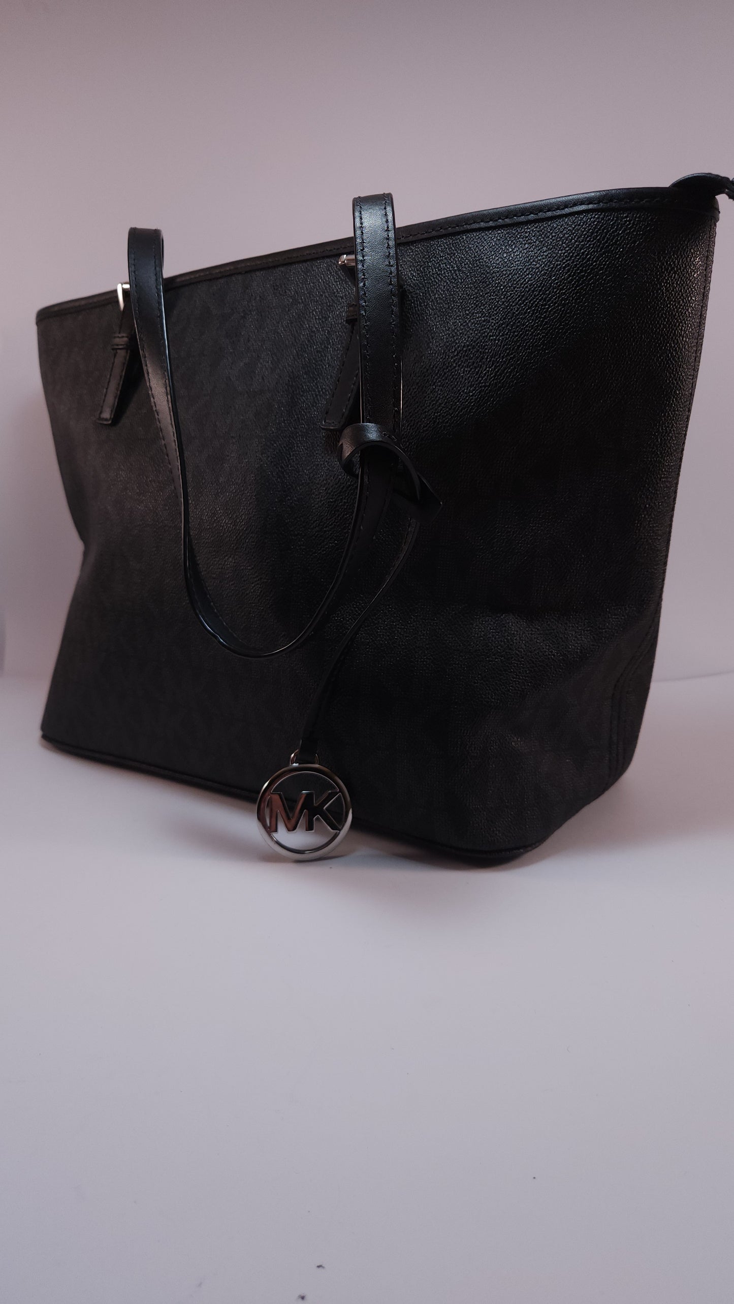Michael Kors Bolsa Shoulder Monogram Negra