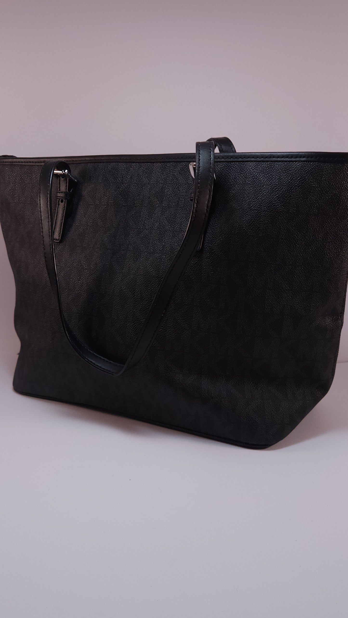 Michael Kors Bolsa Shoulder Monogram Negra