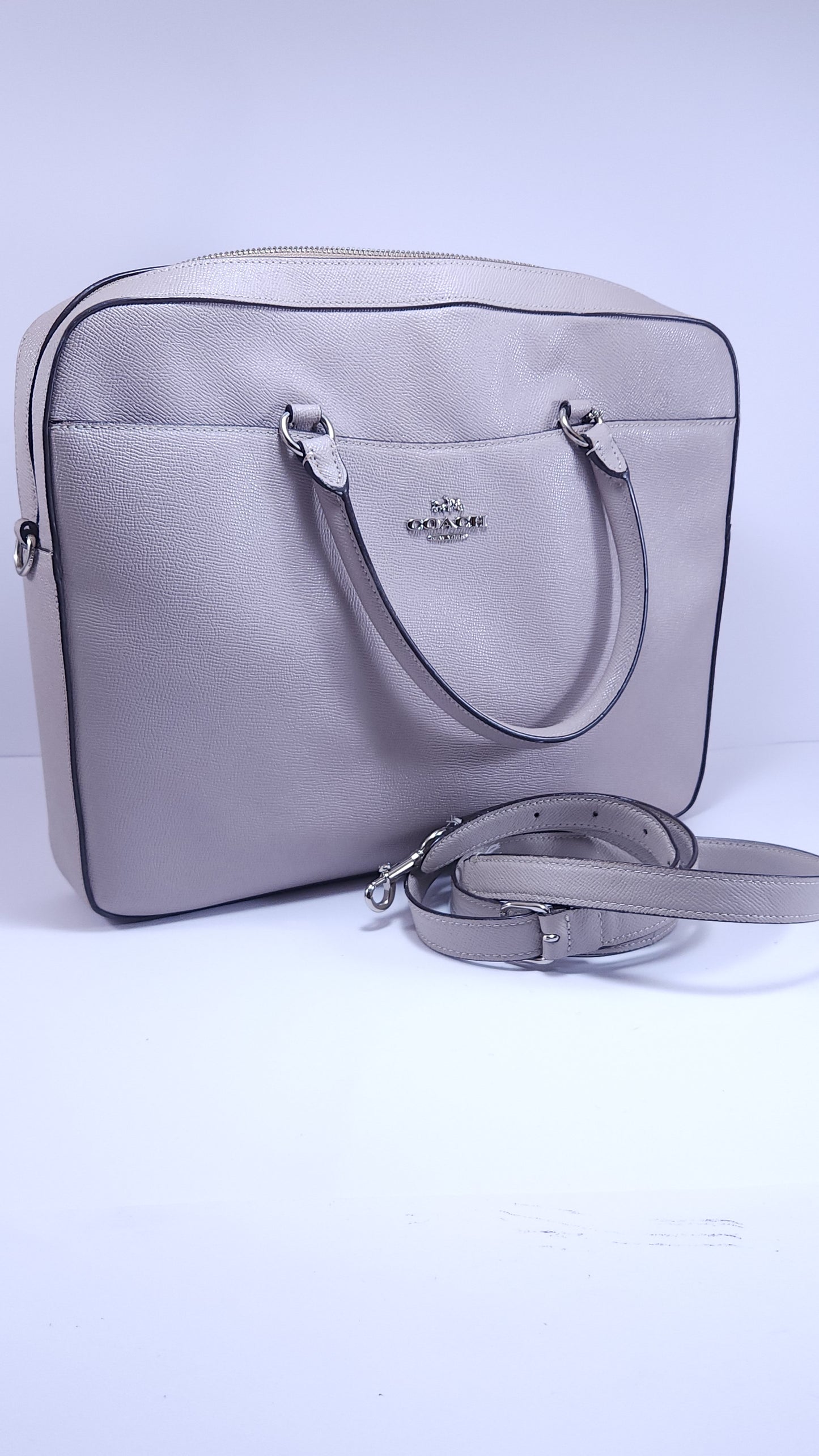Coach Tote Gris Claro