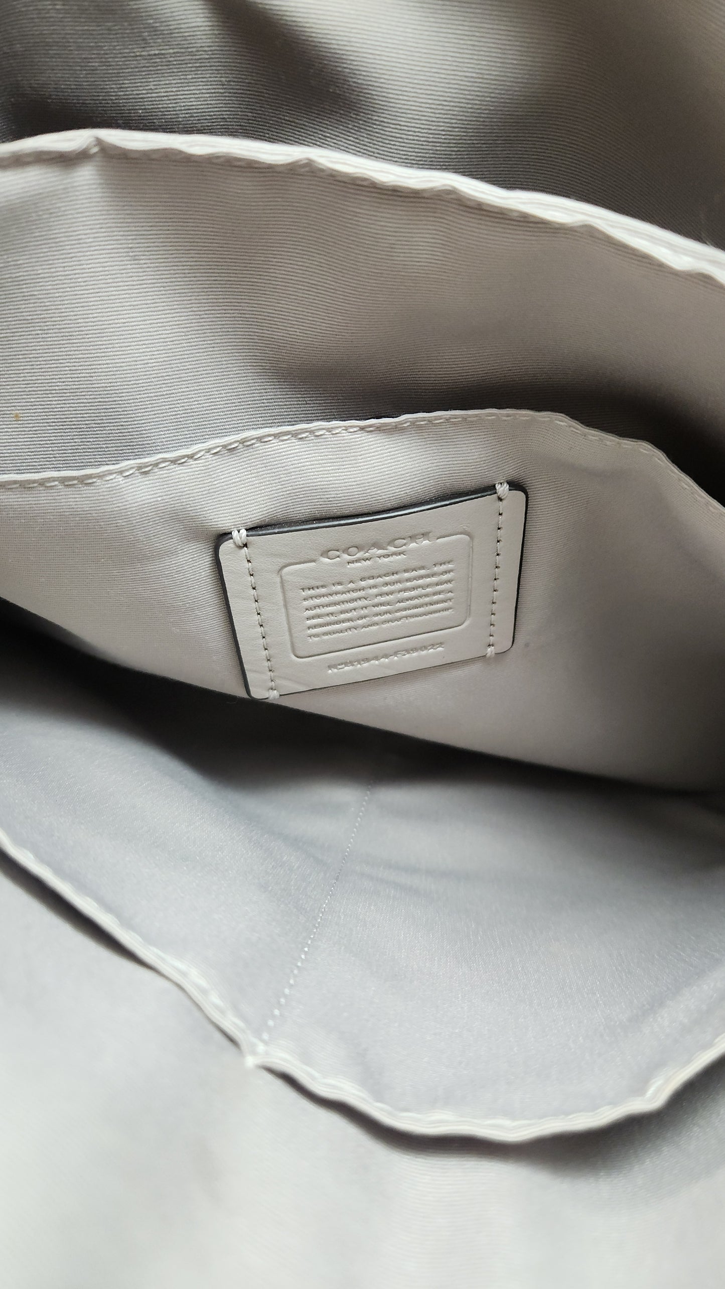 Coach Tote Gris Claro