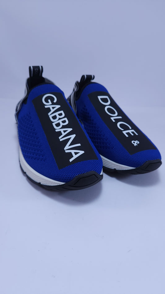 Dolce & Gabbana Slip-On Azul – Con Certificado de Autenticidad