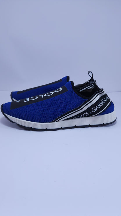 Dolce & Gabbana Slip-On Azul – Con Certificado de Autenticidad