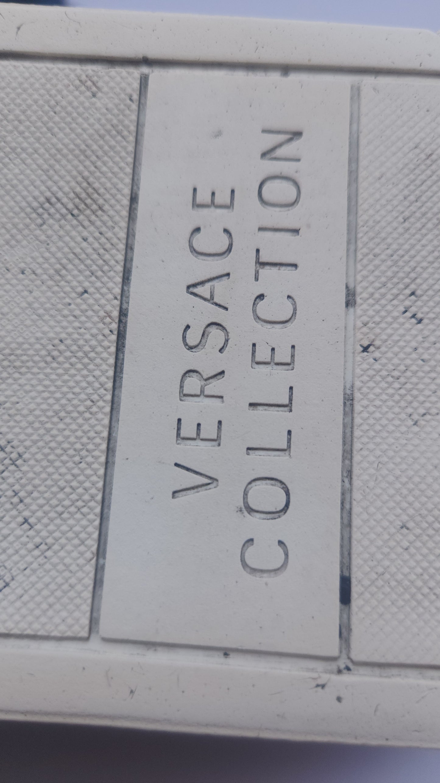Tenis Versace Collection de Piel Azul Talla 13 US