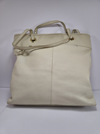 Bolsa Tommy Hilfiger de Hombro en Piel Color Crema