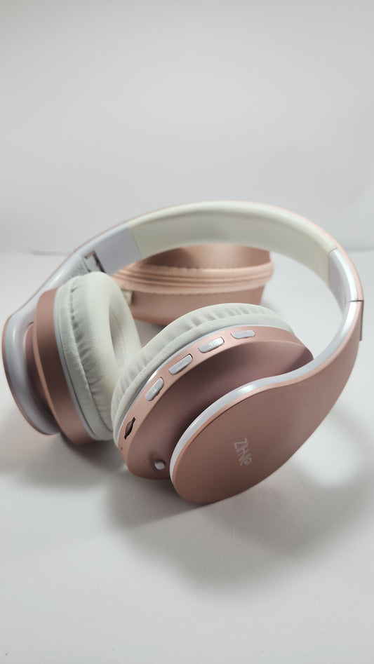Audífonos ZANC Bluetooth Rose Gold